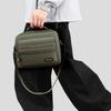 Solid Color Waterproof Shoulder Bag Men's Messenger Bag Large Capacity Crossbody Bag