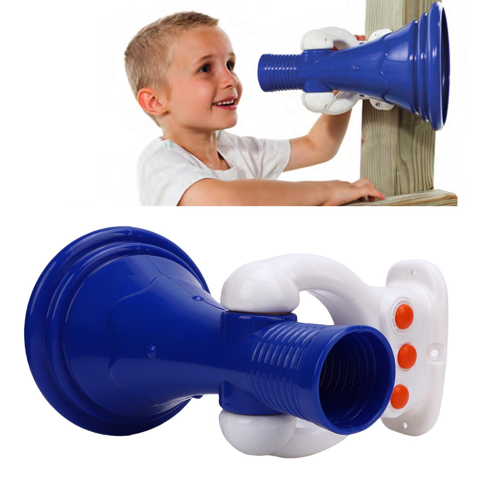 

Kids Megaphone Toy Battery Operated Kids Voice Changer Speaker Handheld Toy for Birthday Xmas Gifts Blue