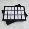 Jewelry and Gemstones Storage Box 18 Compartments Organiser for Diamonds Beads and Collectibles with Foam Padding