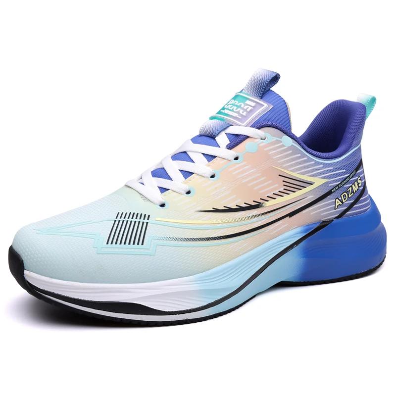 Marathon Sports Running Shoes Men Comfortable Outsole Wear-resistant Nonskid Leisure Outdoor Hiking Sneakers Athletic Shoes Mens