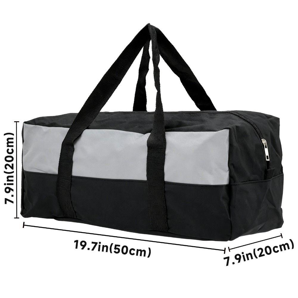 600D Oxford Cloth Construction Site Bag Multi-functional Home Hardware Tool Bag Wide-mouth Bag