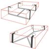Sex Toys For Couples BDSM Bondage Set Under Bed Restraint Strap Handcuffs & Ankle Cuffs & Eye Mask Adults Games Erotic