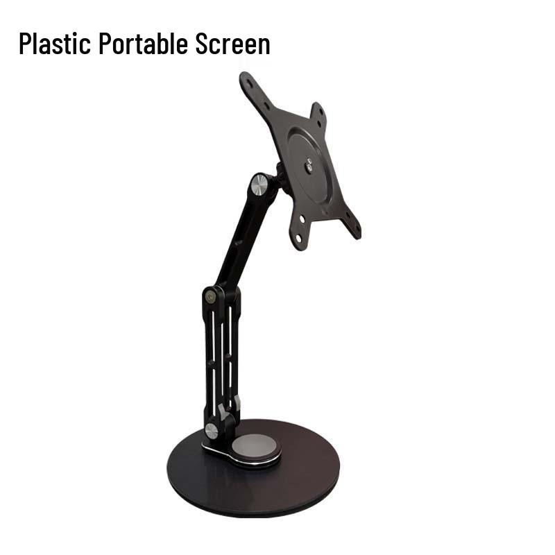 Suport Monitor Industrial cu Touchscreen Ajustabil 17.3” cu Cap Universal cu Bilă și Compatibilitate VESA 75-100