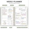 2026 Planner, Weekly and Monthly, A5 Size (5.7" x 8.3"), Jan 2026 - Dec 2026, Calendar, To-do List, Agenda, 12-Month Tabs, Hardcover, 100 GSM Thick