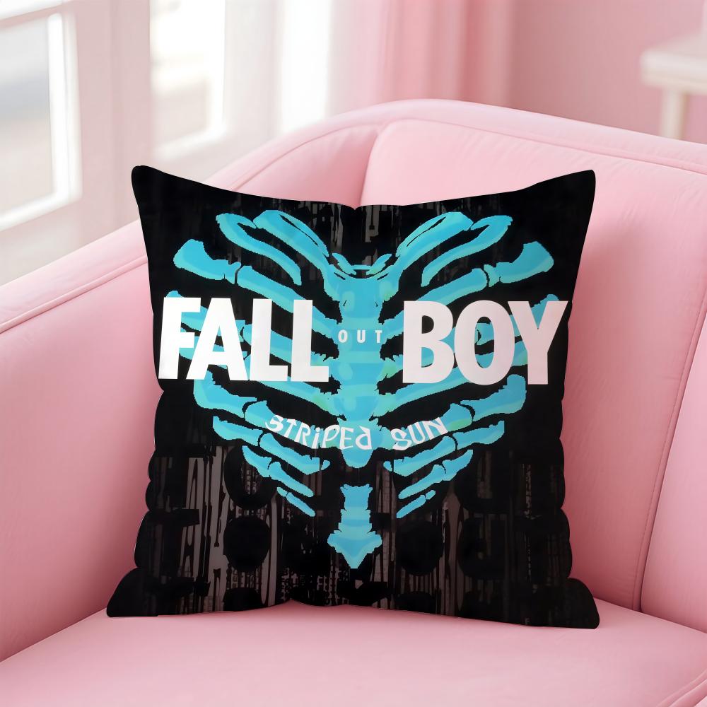 f-Fall Out Boy Cushion Cover Comfortable Reversible Pillow Cover Ideal for Car Sofa Bedroom & Beyond