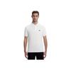 Levis Casual Comfortable Simple Solid Color Short Sleeve Polo Shirt Men Tops White 003MS-0001