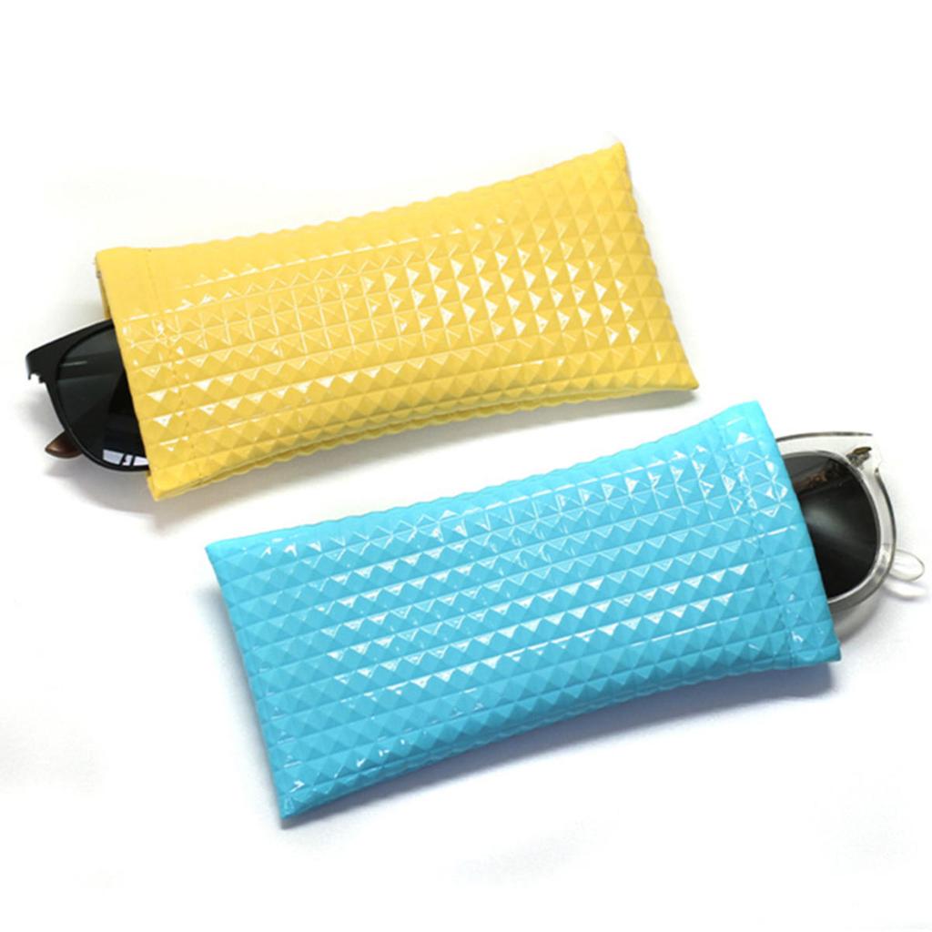 PU Leather Sunglasses Bag For Women Men Glasses Case Wallet Storege Cases Portable Waterproof Glasses Storege Bags