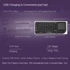 Mini-Funktastatur mit Touchpad, 2,4-G-Tastatur für PC, Notebook, Smart-TV, HTPC, Android-TV-Box, mechanische kabellose Tastatur, russische Buchstabentastatur