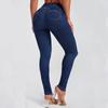 European and American Spring Slim Fit Skinny Pants Elastic High Waist Jeans Women's Trousers