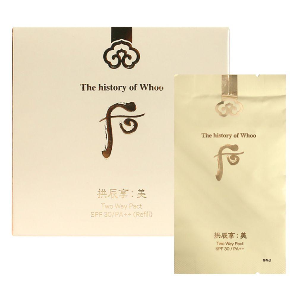 The No. 1 refill of the classy two-way compact containing the Queen s EXZLSXNN secret recipe.
