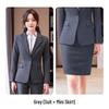 Zihong Women's High-End Career Suit - Spring/Autumn Temperament Style for College Interviews & Formal Wear