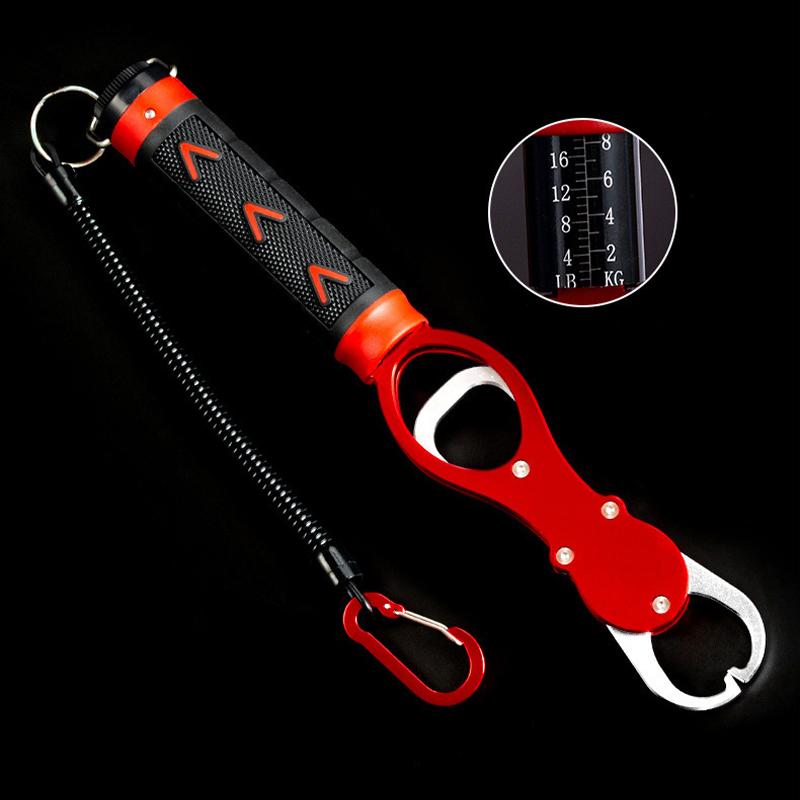 Pinza per Pesca Pinze per Labbra Pinza per Pesci Strumento Pinza per Labbra Con Bilancia Antiruggine Per Principianti Appassionati di Pesca