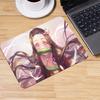 Nezuko Mousepad Computer Notebook Non-slip Keyboard Desk Pad Mouse Mat Gaming Setup Accessories Gamer Carpet Desk Mat Cute