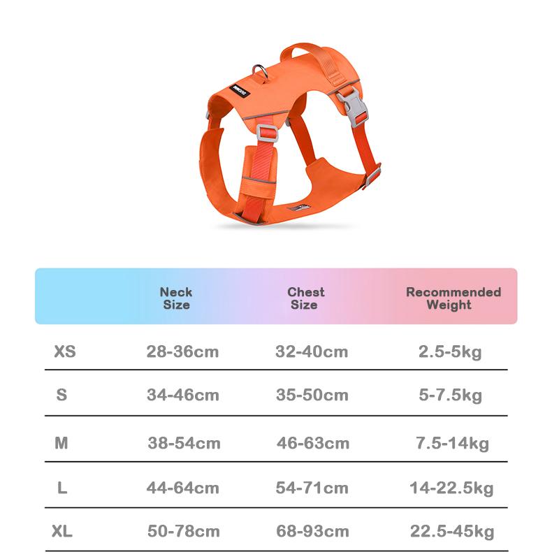 Neues leichtes wasserdichtes Hundegeschirr Weste atmungsaktiv nicht haftend für Haare Outdoor kein Ziehen Haustiergeschirr für große Hunde Trainingsweste