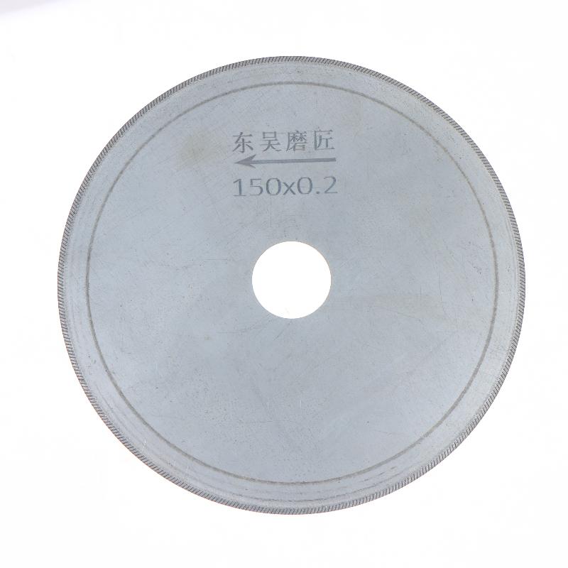 Thin Diamond Circular Saw Blade 80/100/110/120/150/200Mm Cutting Blades Arbor Disc Cut Jade Discs Agate Glass Gems Stone Slits