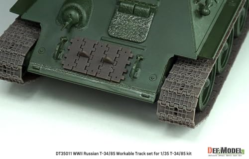 Defmodel 1/35 WWII Russian/Soviet T-34/85 Tank Linkable Tracks (Universal) Plastic Model Kit Parts DT35011 (Tank)