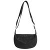 Casual Trendy Crossbody Bag Simple Solid Color Large Capacity Wide Shoulder Strap Shoulder Bag Oxford Cloth Crescent Bag Women's Bag
