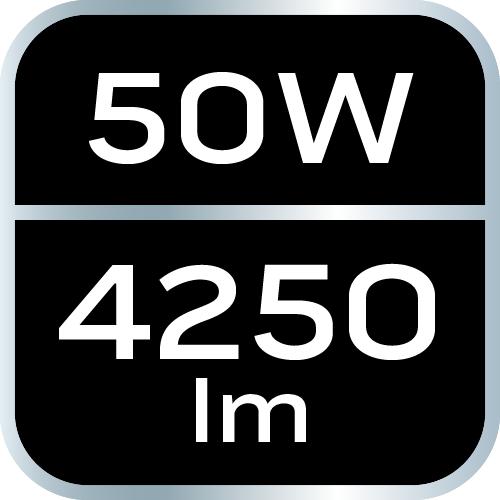 50W SMD LED spotlight 4250 lm 230V portable
