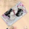 Happy Twogether Bl Badetuch Mikrofaser Weich Wasserabsorbierend Atmungsaktiv Für Mädchen Kinder Dekorative Cartoon Strandtuch