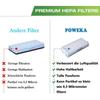 SF-HA50 HEPA AirClean 50 Filter för Miele Dammsugare Kompatibel med C1/C2/C3 S4/S5/S6/S8 Högeffektivt Ersättningsfilter