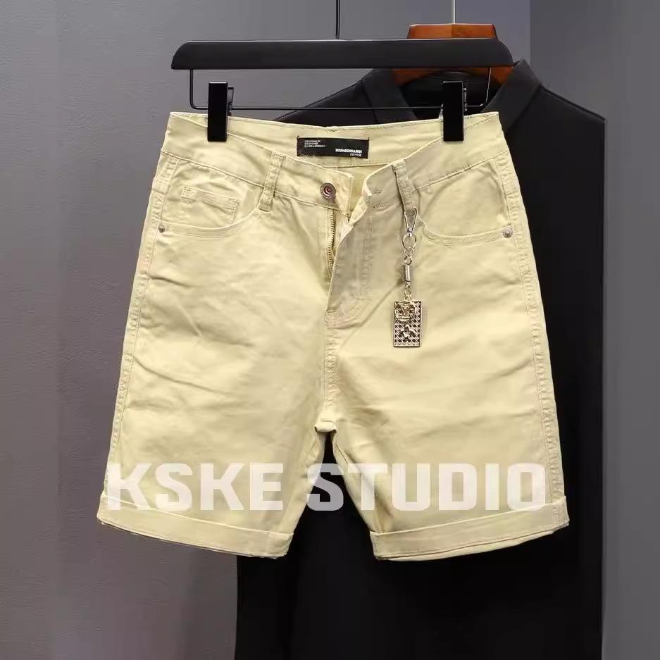 Men's Summer Casual Loose-Fit Denim Shorts - Trendy, All-Match, Straight-Cut