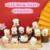 Blessing 2026 New Years Ornament Chinese Style Cute Resin Crafts  Spring Festival