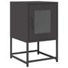 VidaXL Table de chevet noir 36x39x60,5 cm acier laminé à froid, table d'appoint, armoire de lit, table d'appoint pour 853326