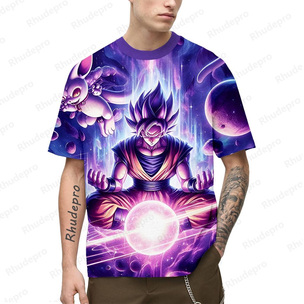 Vegeta Gym Tops 100-5XL Goku Hip Hop T-Shirt für Männer Cosplay T-Shirts Übergroße Kleidung Mode Anime Y2k