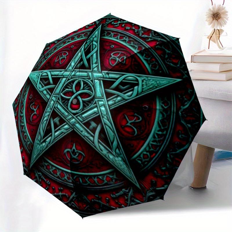 Pentagram Symbol Wall Art Decor, Mystic Star Design for Home Decor, Office Decor, or Dorm Room Decor, Wiccan, Pagan, Witchcraft, Occult, Gothic, Medie