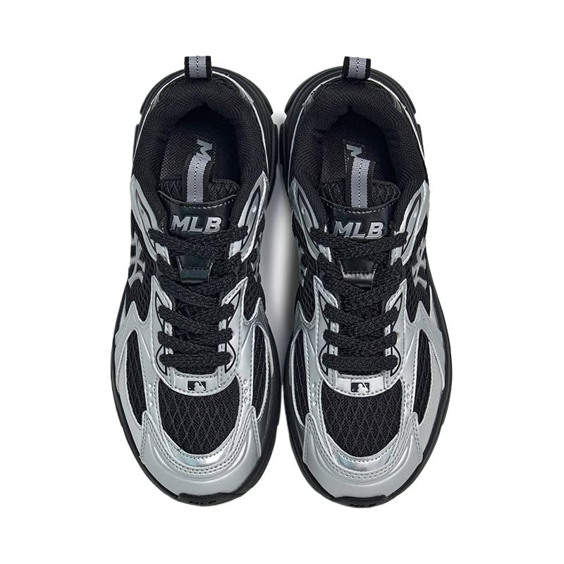 MLB Dikke Zool Comfortabele Stof Synthetisch Leer Lage Top Hardloopschoenen Unisex sneakers 3ARNCS16N-50BKS