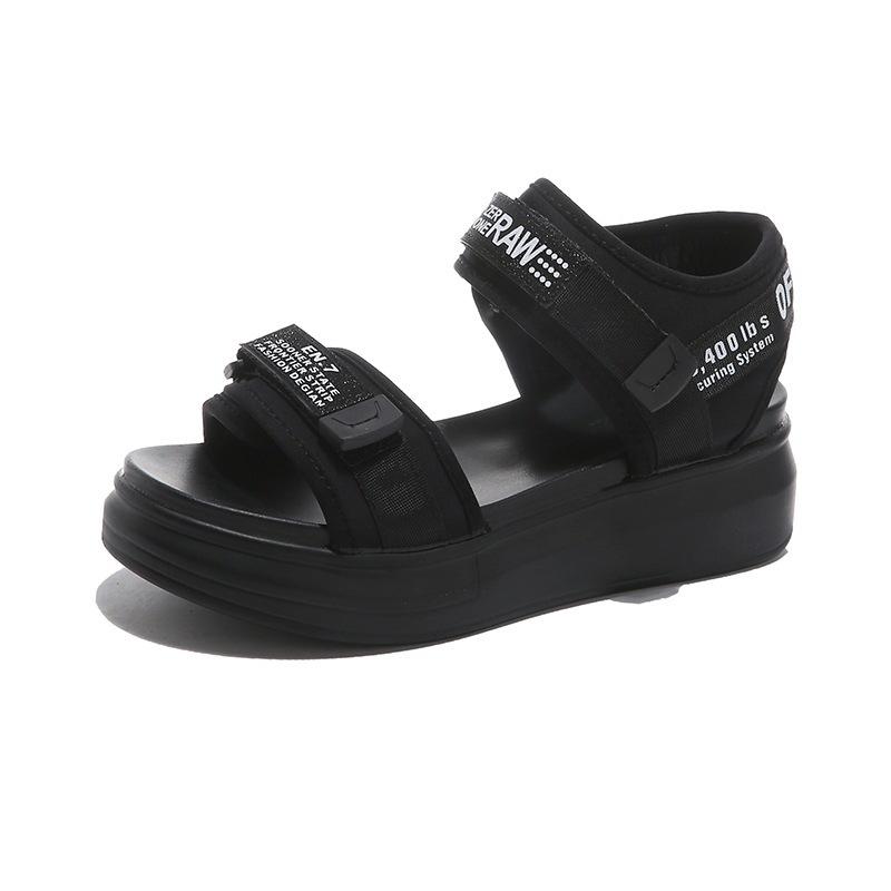 Summer beach shoes summer new women's sports style sandals student platform women's shoes