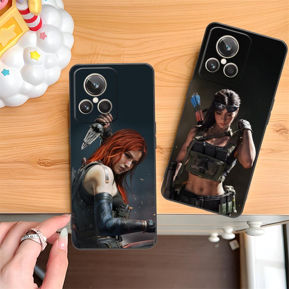Game Delta Force Matte TPU Mobile Phone Case for Realme 15 14 13 12 11 10 9 Pro Plus T i Lite 5G Colorful Printing Cover