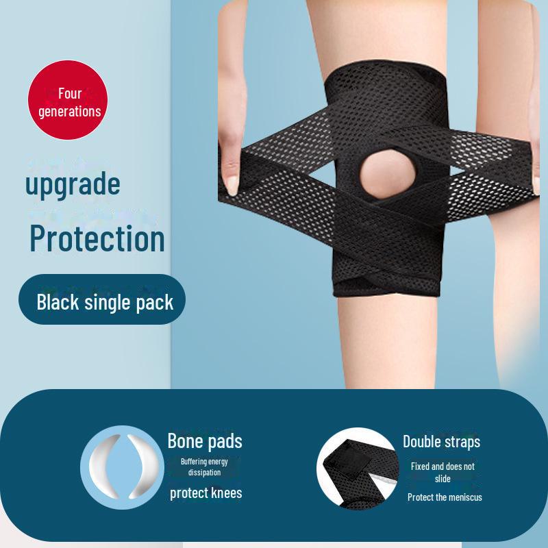 Adjustable Japanese Sports Knee Pads for Running, Dancing, Mountaineering, and Medical Use.