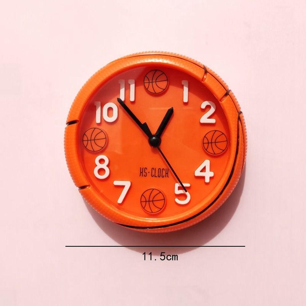 Creative Football Shaped Clock Basketball Digital Clock Desktop Decoration Alarm Clock  Outdoor