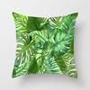 Ins Plant Flower Peach Skin Fleece Pillow Cover Sofa Car Pillow Cushion Cover Lunch Home Furnishing