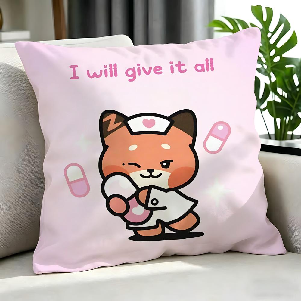 cute Rinini Cushion Cover Cushion Cover Set Pcs x x x Pillowcase Decorative Sofa Home Decor