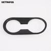 For Kia Forte Cerato k3    Carbon Fiber Center Console Water Cup Holder Cover Trim Interior Accessories Car Styling