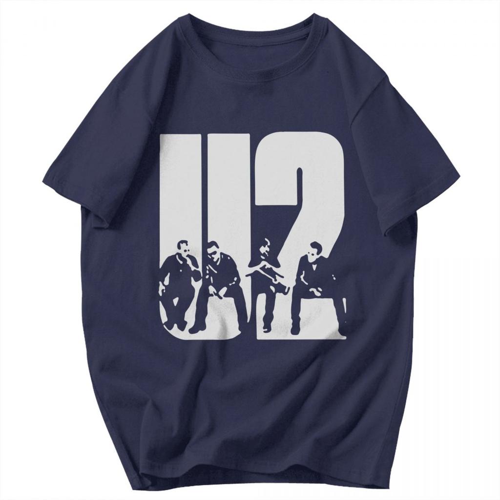 Men T Shirt U2 Band 2024 Idea Y2K Graphic Short Sleeve Unisex Clothes T Shirts