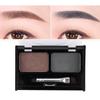 Waterproof and Sweat-proof, Easy To Color Eyebrows, No Sticking Powder, Natural Eyebrow Brush, Two-color Eyebrow Powder