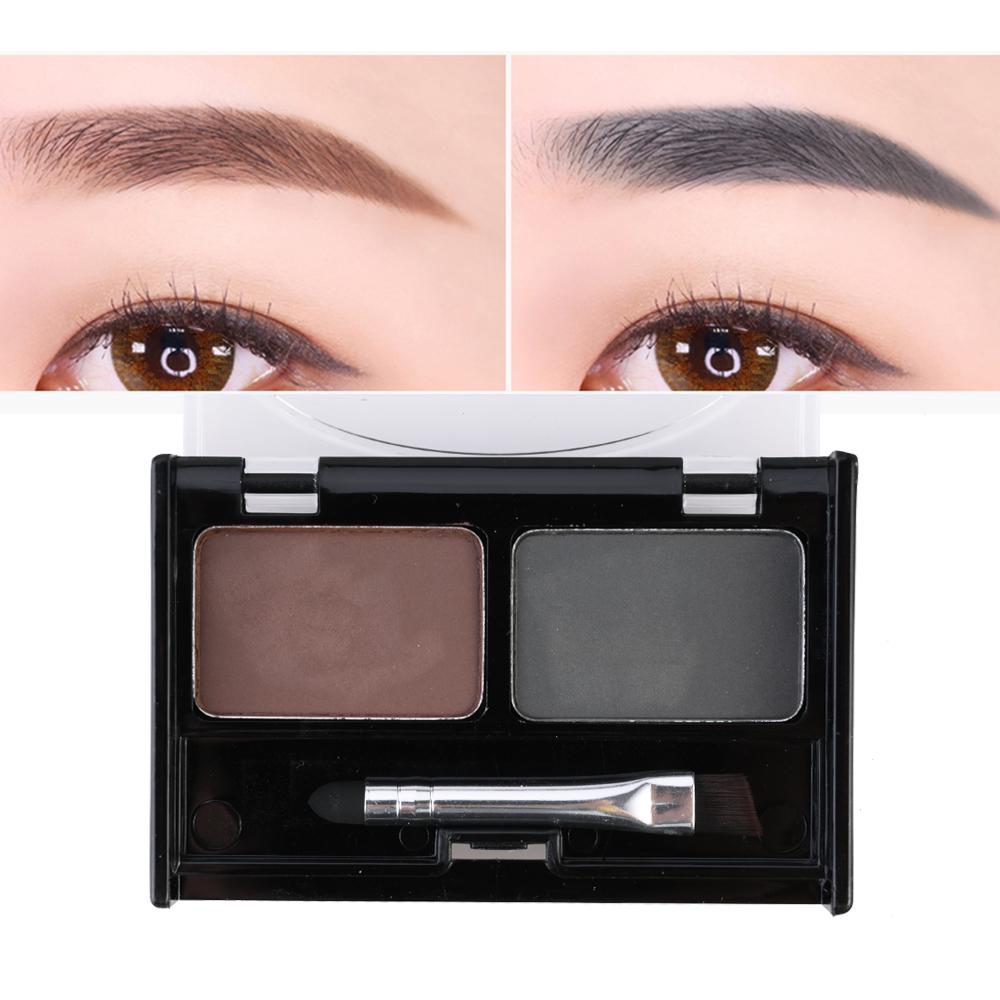 Waterproof and Sweat-proof, Easy To Color Eyebrows, No Sticking Powder, Natural Eyebrow Brush, Two-color Eyebrow Powder