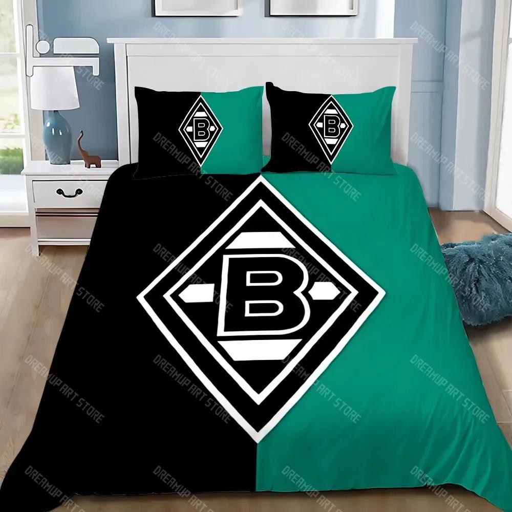 Copripiumino Federa Set Biancheria da Letto BorussiaS M-MonchengladbachS Adulto RagazzoRagazza Decorazione Camera da Letto Regalo per Bambini Singolo Grande