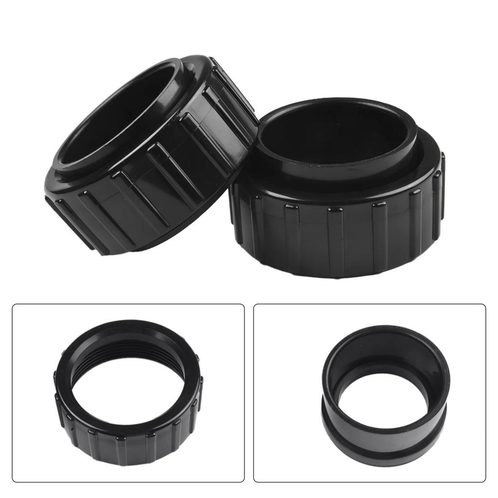 Exquisite Brand New Practical High Quality Union Connector Pool Equipment Parts 2pcs 2 Inch For Hayward Replacement Kit