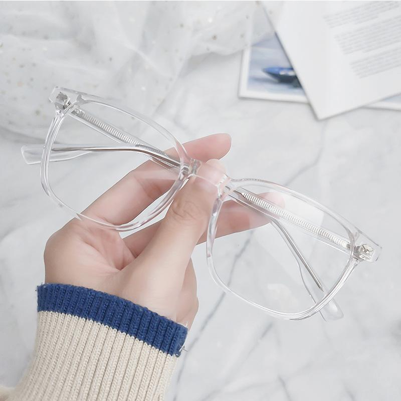 Ретро TR90 вставка анти-синий свет очки рисовый стиль ногтей женские простые очки оправа — фото 4