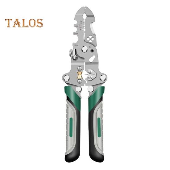 18-in-1 Foldable Wire Stripper Ergonomic Handle Easy To Use Portable Multifunctional Wire Stripper Crimper Cable Cutter Pliers