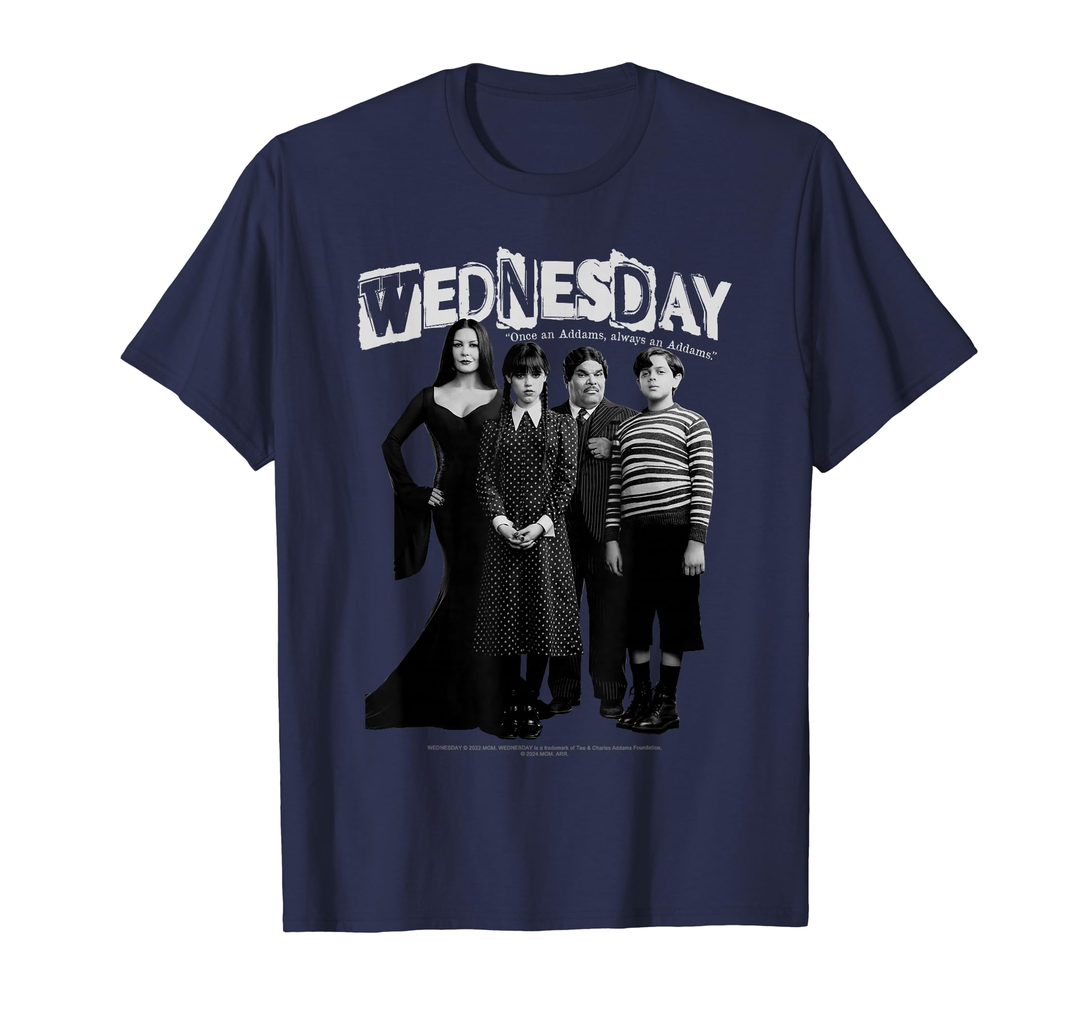 Wednesday Once An Addams Always An Addams Family Shot T-shirt
