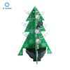 DIY Flashing LED Christmas Tree Kit Soldering Practice Electronic Science Assemble Kit with PCB & LED Lights