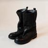 Thick-soled cigarette boots women's spring and autumn medium tube thin medium tube knight boots thin boots