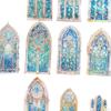 10 Pcs Stickers Diary DIY Hand Account Decorative Craft Waterproof Decor Decals for Party