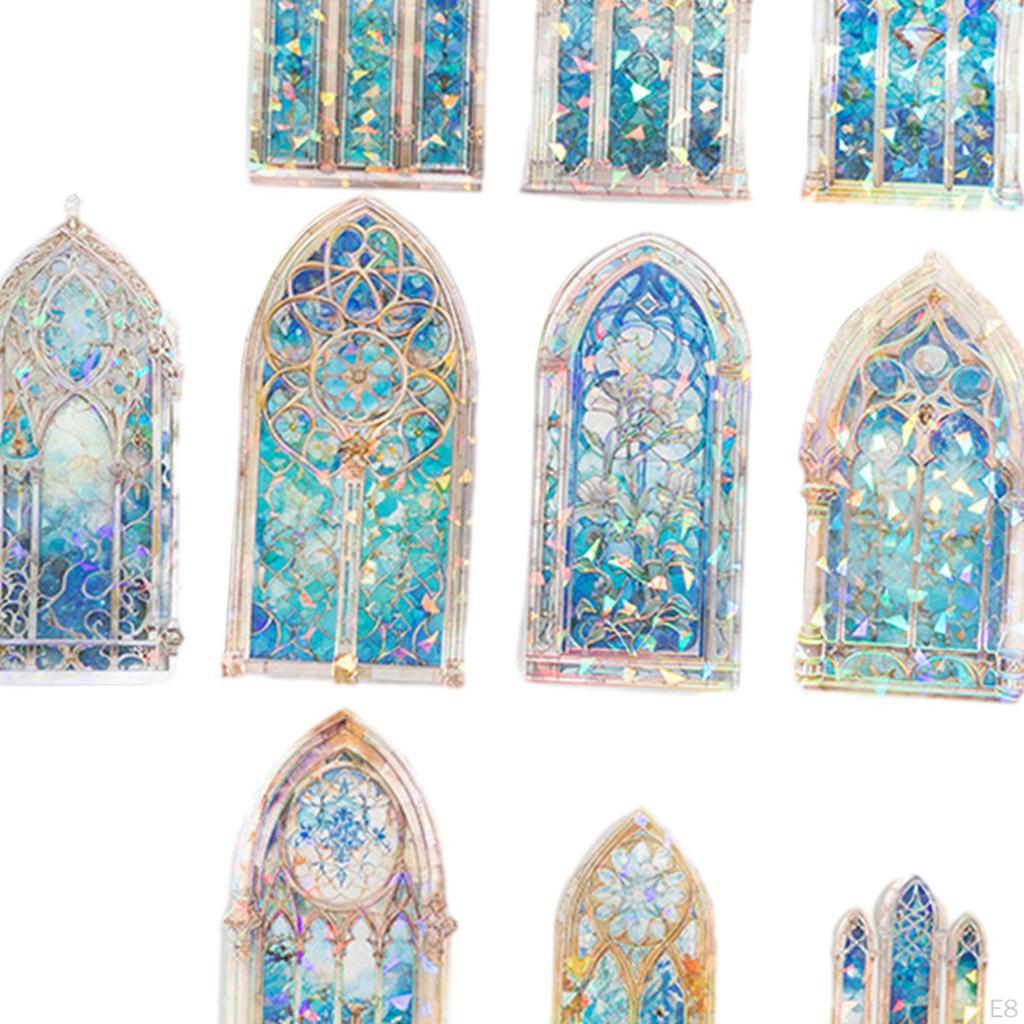 10 Pcs Stickers Diary DIY Hand Account Decorative Craft Waterproof Decor Decals for Party