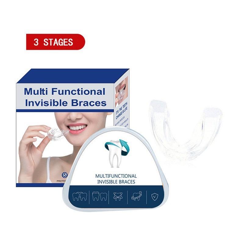 Adult Orthodontic Brace Straightener Dental Braces Teeth Trainer 3 Stages Mouthpiece Tooth Alignment Dental Accessory 3